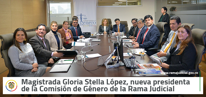 Magistrada Gloria Stella López, nueva presidenta de la Comisión de Género de la Rama Judicial