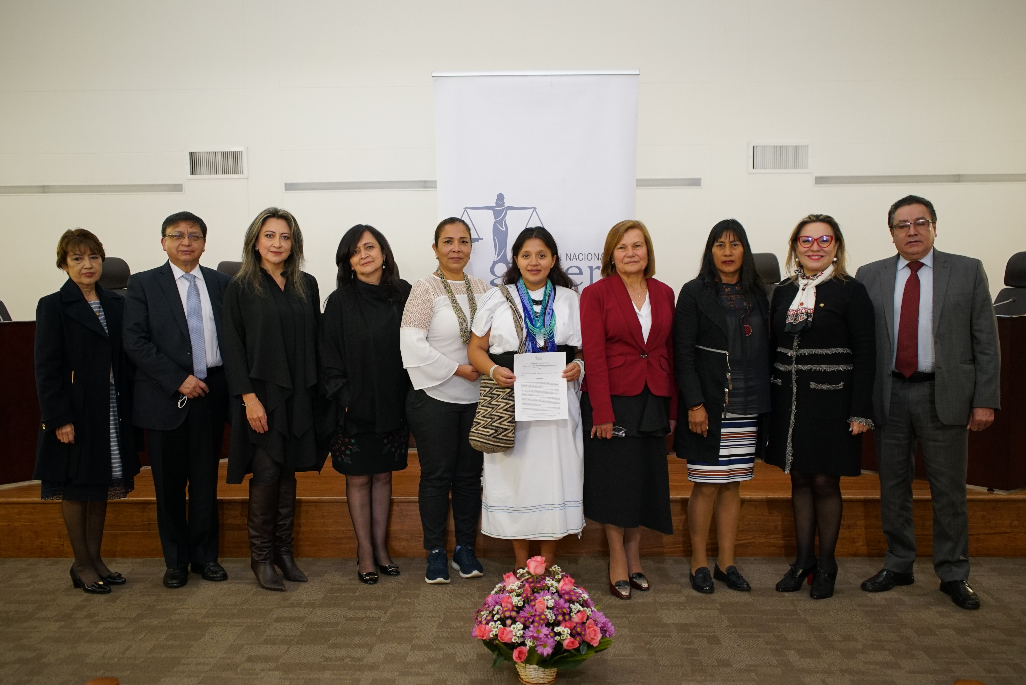 La Comisión Nacional de Género de la Rama Judicial y la Comisión Nacional de Mujeres Indígenas firman Documento de Trabajo Conjunto
